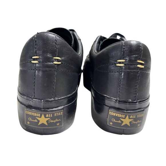 Converse Women's One Star Platform Ox Sneakers 559898C - Black Leather Sz 9 - Picture 5 of 10